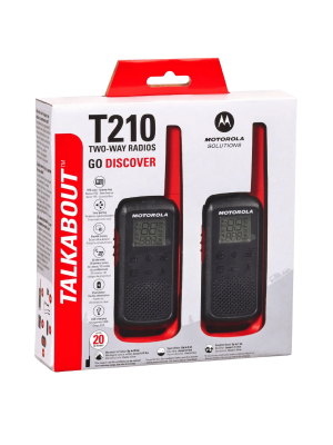 T210 BR Kit Rádio Portátil Comunicador Talkabout Motorola