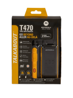 T470 BR Kit Rádio Portátil Comunicador Talkabout Motorola